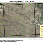 Coyote Flat T28S R30E Township Map Preview 1