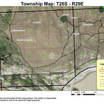 Freeman Butte T26S R29E Township Map Preview 1