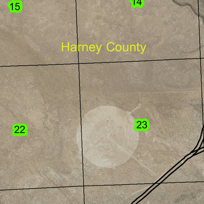 Freeman Butte T26S R29E Township Map Preview 2