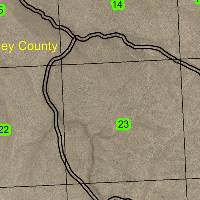 Moon Lake T29S R29E Township Map Preview 2