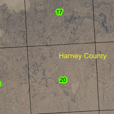 Diamond Craters T28S R32E Township Map Preview 3