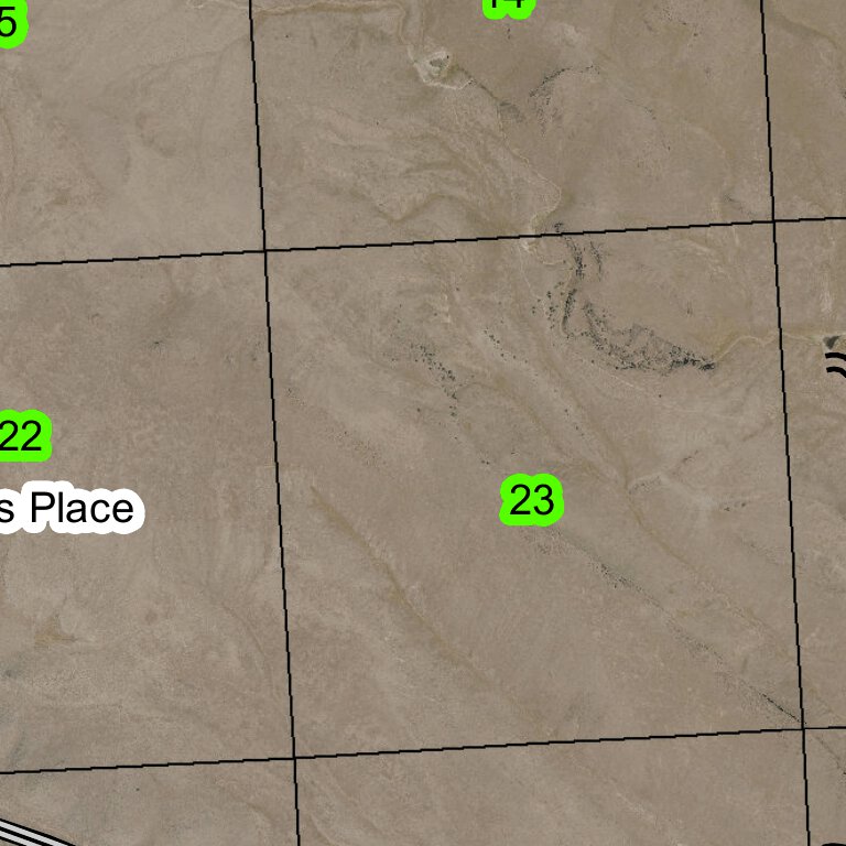 Round Mountain T27S R35E Township Map by Super See Services | Avenza Maps