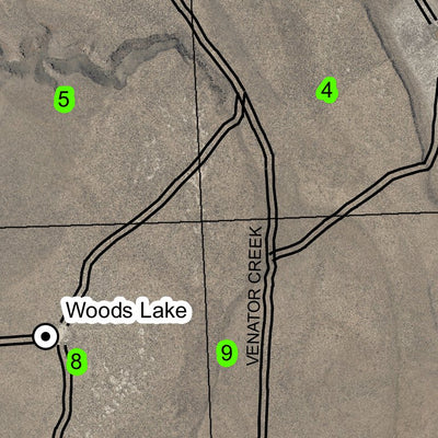 Woods Lake T29S R24E Township Map Preview 3