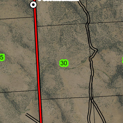 Barren Valley T27S R36E Township Map Preview 3