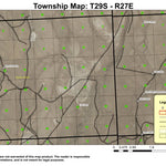 Little Valley T29S R27E Township Map Preview 1