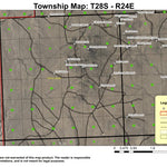 Little Juniper Mountain T28S R24E Township Map Preview 1