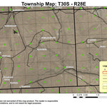 Dudes Canyon T30S R28E Township Map Preview 1