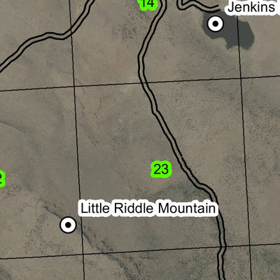 Riddle Mountain T28S R34E Township Map Preview 2