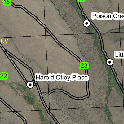 Whiskey Creek T30S R33E Township Map Preview 2