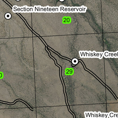 Whiskey Creek T30S R33E Township Map Preview 3
