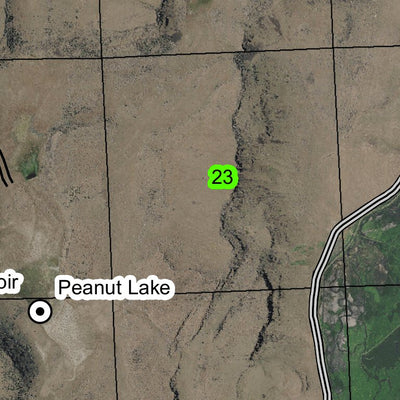 Hoghouse Canyon T31S R32E Township Map Preview 2