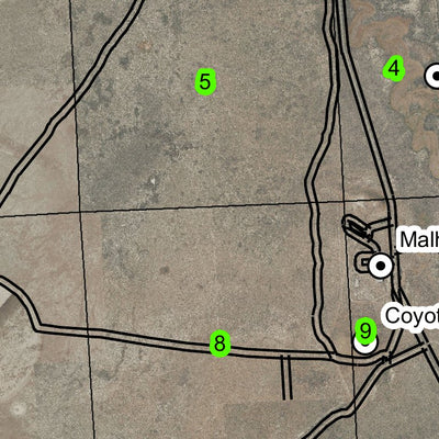 Coyote Butte T26S R31E Township Map Preview 3