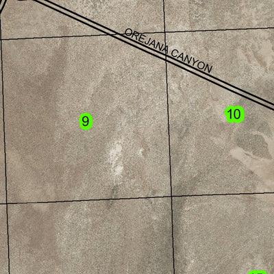 Orejana Canyon T32S R27E Township Map Preview 3