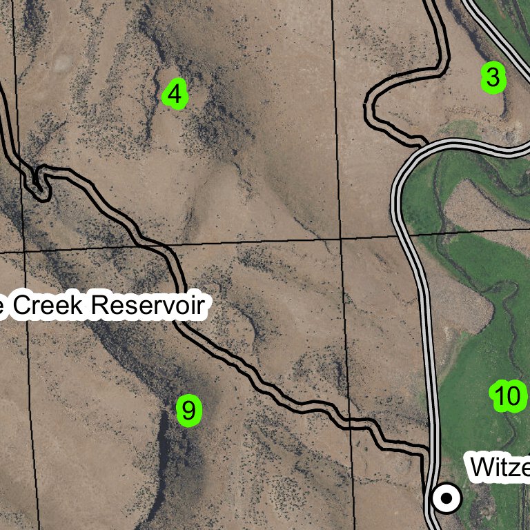 Baca Ranch Map Baca Lake T30S R31E Township Map by Super See Services | Avenza Maps
