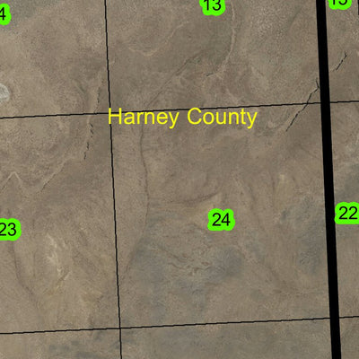 Rocky Butte T30S R29.5E Township Map Preview 2