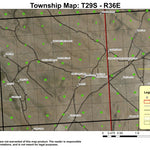 Neals Hill T29S R36E Township Map Preview 1