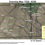 French Glen T32S R32E Township Map Preview 1