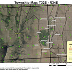 Big Springs T32S R34E Township Map Preview 1