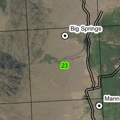 Big Springs T32S R34E Township Map Preview 2