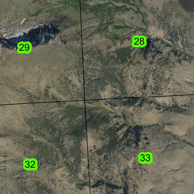 Big Springs T32S R34E Township Map Preview 3