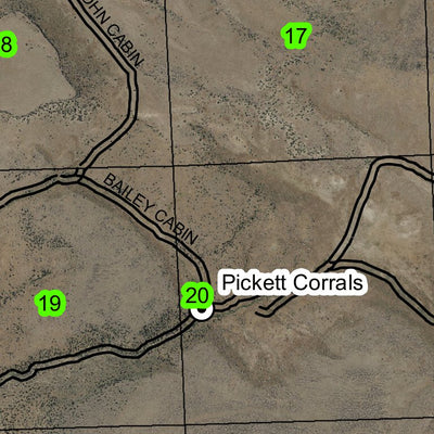 Walls Lake T31S R31E Township Map Preview 3