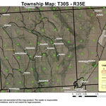 Squaw Lake T30S R35E Township Map Preview 1