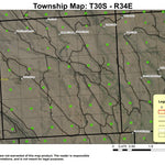 Shepherd Creek T30S R34E Township Map Preview 1