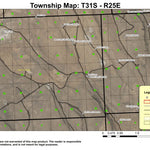Bacon Camp T31S R25E Township Map Preview 1