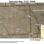 Tucke Flat T31S R30E Township Map Preview 1