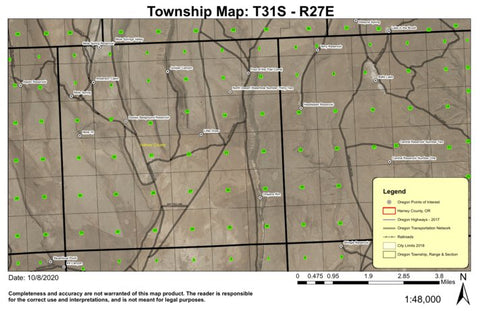 Orejana Rim T31S R27E Township Map Preview 1
