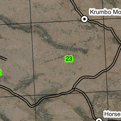 Krumbo Mountain T31S R32.75E Township Map Preview 2