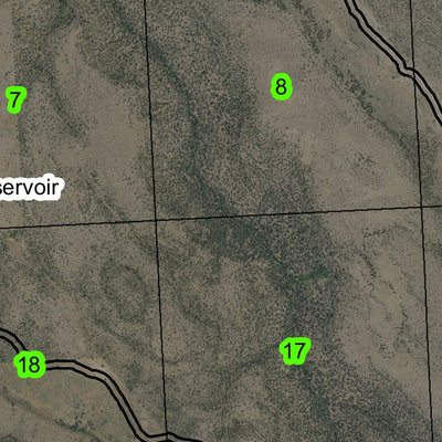 Krumbo Mountain T31S R32.75E Township Map Preview 3