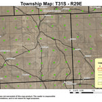 Augustine Canyon T31S R29E Township Map Preview 1