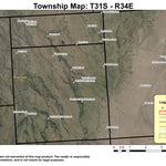 Kiger Gorge T31S R34E Township Map Preview 1