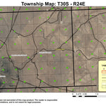 Juniper Mountain T30S R24E Township Map Preview 1