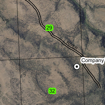 Page Springs T32S R32.5E Township Map Preview 3