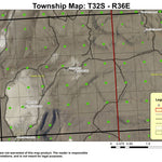 White Sage Flat T32S R36E Township Map Preview 1
