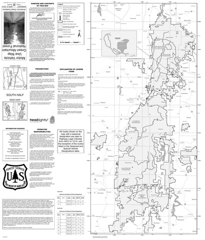 Green Mountain Finger Lakes NF MVUM Map Bundle Preview 1