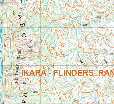 Flinders Ranges Map C10 Preview 3