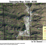 Wildhorse Lake T33S R33E Township Map Preview 1
