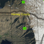 Wildhorse Lake T33S R33E Township Map Preview 2