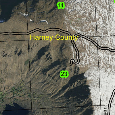 Wildhorse Lake T33S R33E Township Map Preview 2