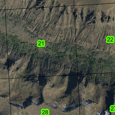 Wildhorse Lake T33S R33E Township Map Preview 3