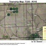 Catlow T33S R31E Township Map Preview 1