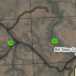 Lauserica T34S R32.5E Township Map Preview 3