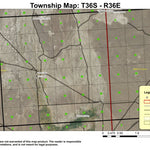 Whitehorse Valley T36S R36E Township Map Preview 1