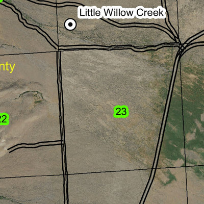 Steens Mountain T33S R34E Township Map Preview 2