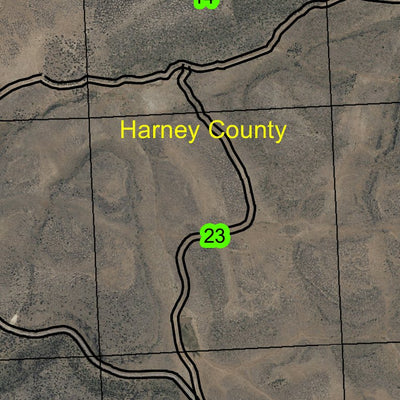 Butler Hill T33S R32E Township Map Preview 2