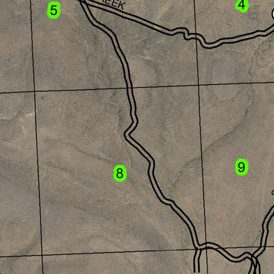 Skull Creek T36S R32.5E Township Map Preview 3