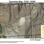 Mickey Butte T33S R35E Township Map Preview 1